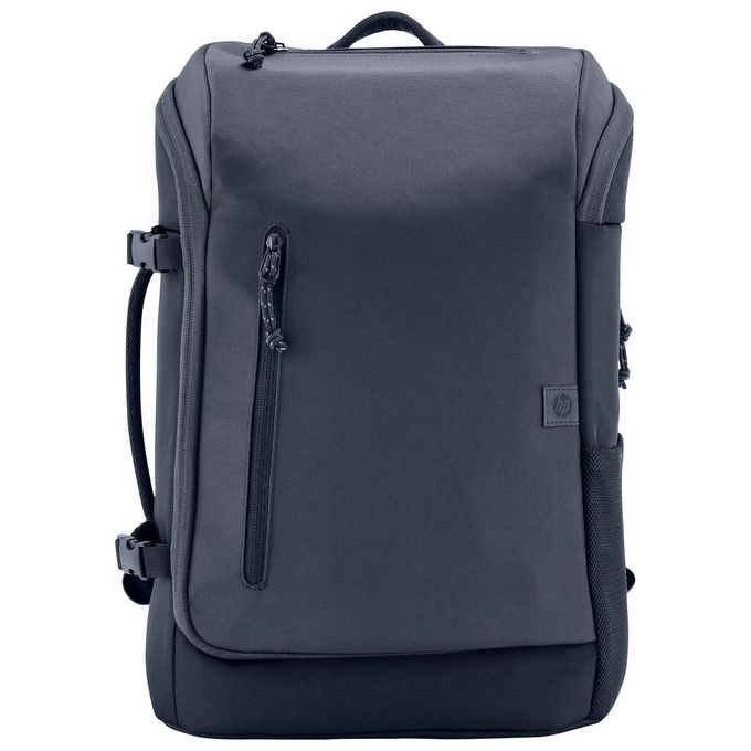 HP 6B8U4AA Zaino Travel 25 L per Laptop fino a 15'' con Comparto Imbottito Espandibile e Materiale Riciclato colore Grigio Siderurgico