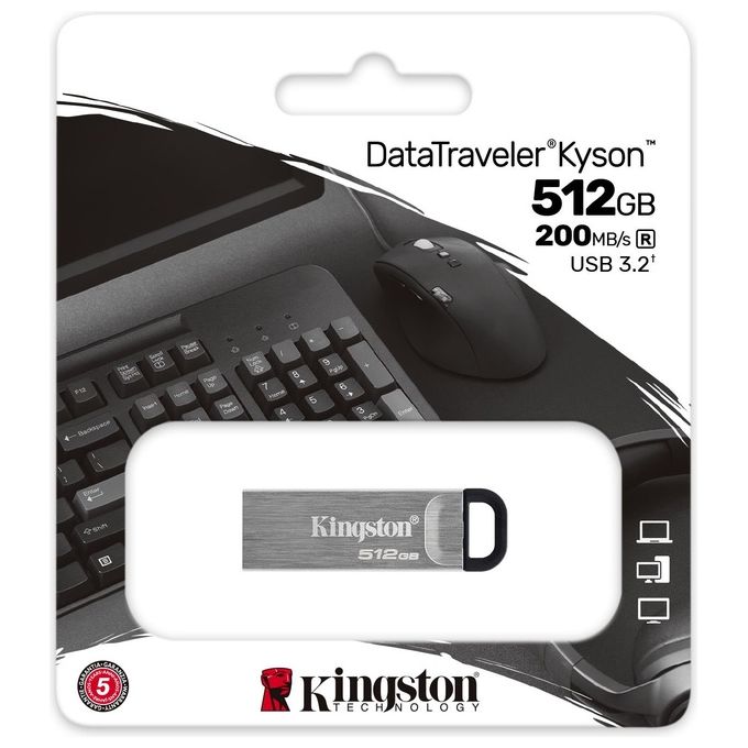 Kingston Technology DataTraveler Drive Flash USB Kyson da 512Gb