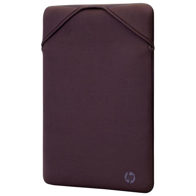 HP Protective Reversibile Sleeve per Notebook fino a 15.6'' Design Reversibile Grigio-Malva
