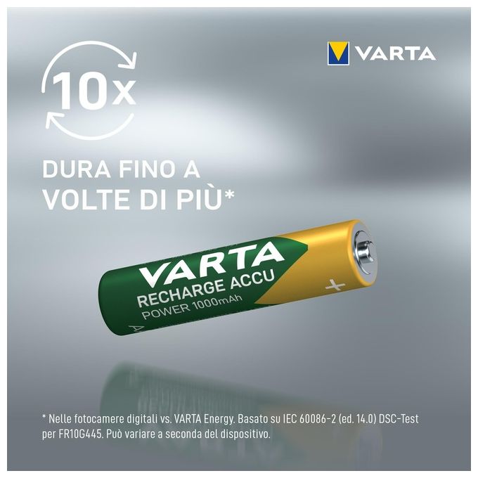 Varta Pila Ministilo Ricaricabile 4 Pezzi