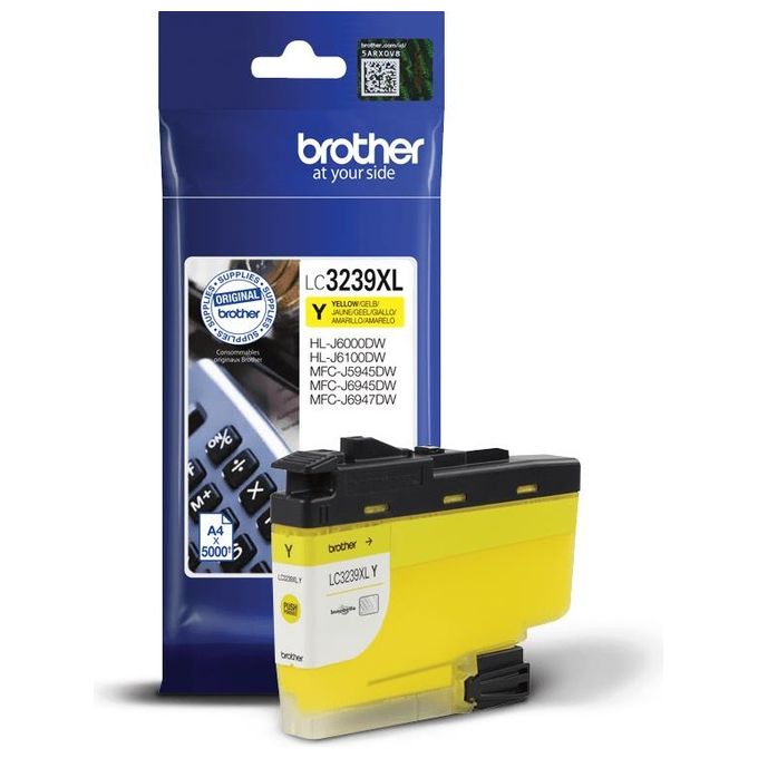 Brother LC-3239XLY Cartuccia Originale Alta Capacita' XL Giallo