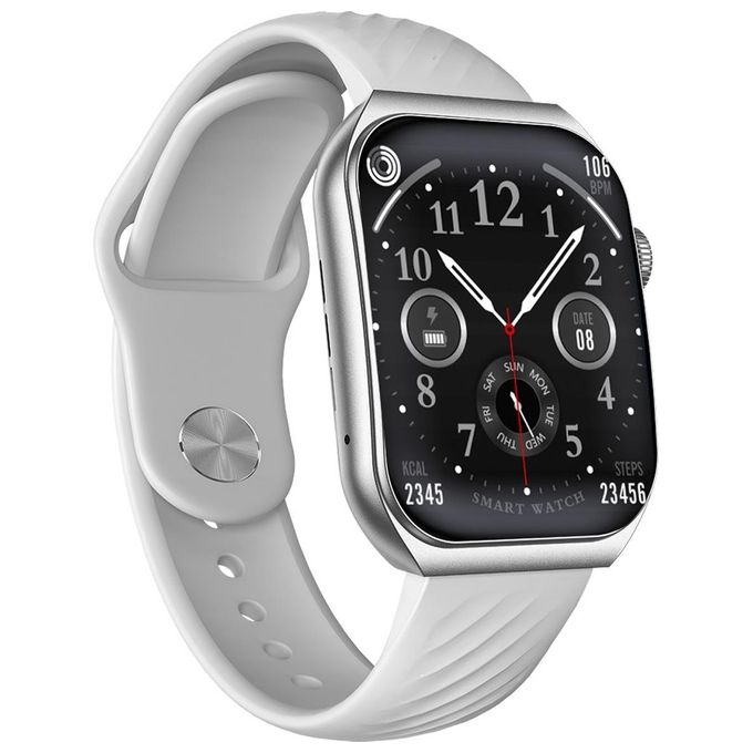 Trevi 0TF40006 T-FIT 400 C Smartwatch con Funzione Chiamata Display AMOLED Curvo 1.96'' Touchscreen Always On IP67 Argento colore Argento