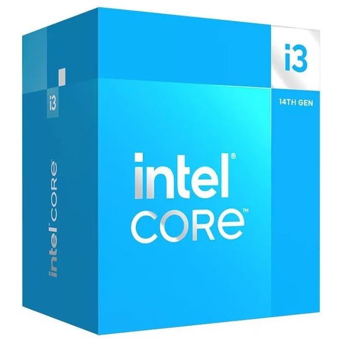 Intel I3-14100F Core i3 Processore CPU 4 Core 8 Thread 3.5 GHz 4.7 GHz Turbo 12 MB Cache LGA 1700 DDR4 DDR5 Box con Dissipatore