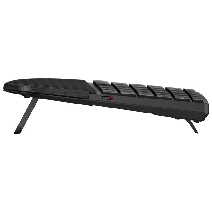 HP 8T6L9UT Tastiera HP 685 Comfort Dual-Mode Wireless Full-size con Connessione RF e Bluetooth Tasti Silenziosi Programmabili Poggiapolsi Incluso colore Nero