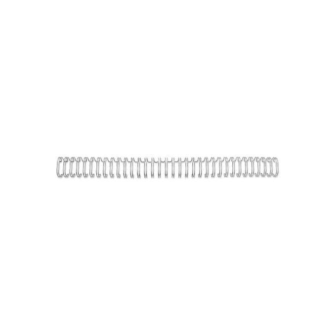 Gbc Cf100 Dorsi Metallici 12 7mm Argento