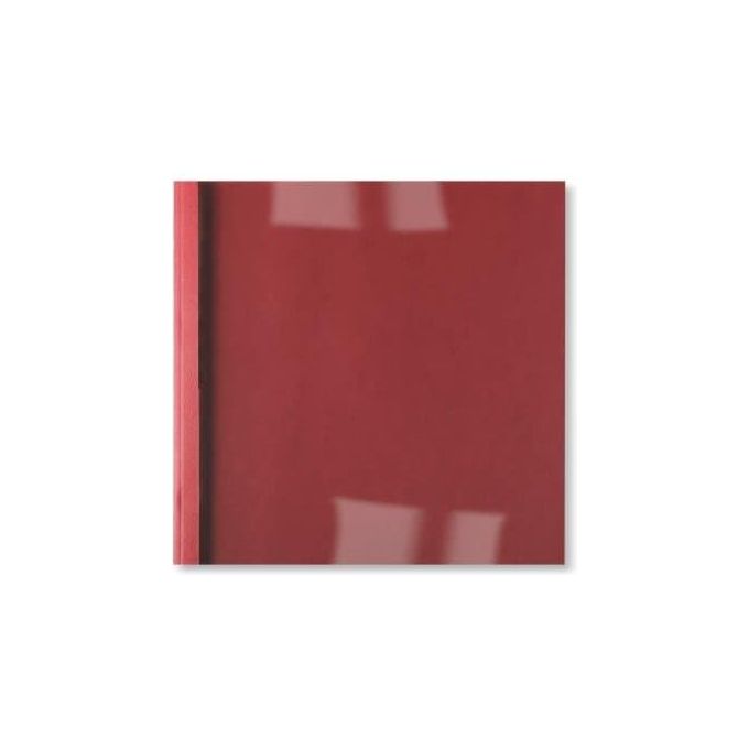 Gbc Cf100 Cartelline Termiche Leathergrain A4 240gr 1.5mm Rosso CapacitÃ  Fogli 15