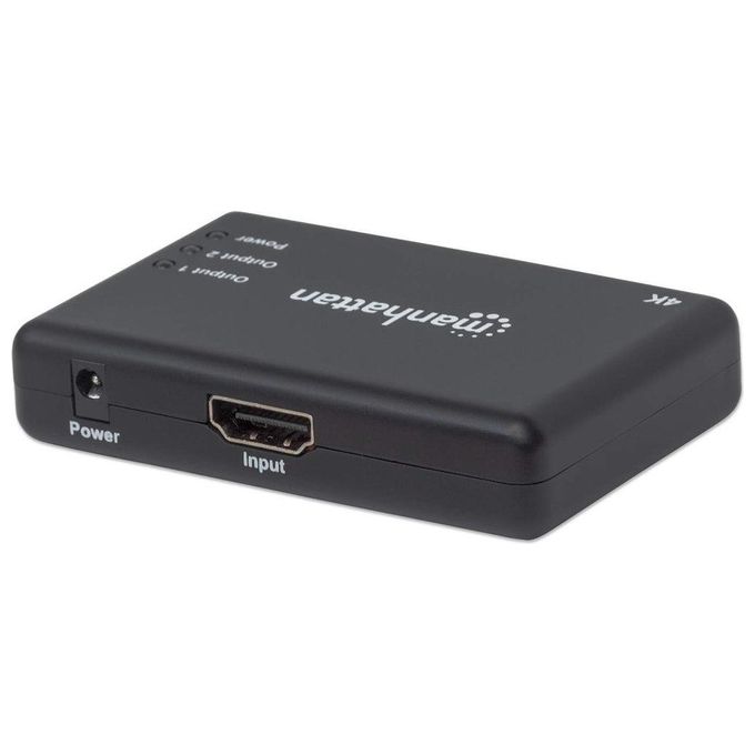 Techly Splitter Hdmi 4K UHd 3D con Led 2 Vie
