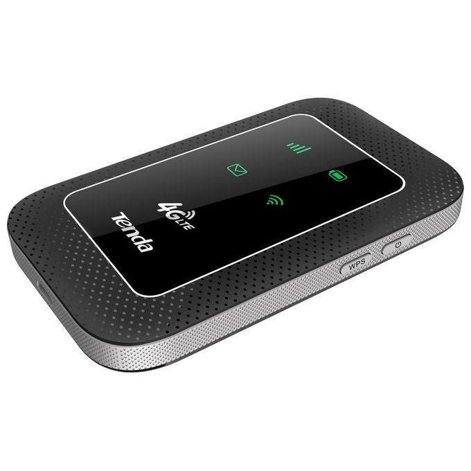 Tenda 4G180 Router Portatile 4G LTE Hotspot Mobile Wi-Fi 150 Mbps Batteria 2100 mAh Slot Micro SIM colore Nero
