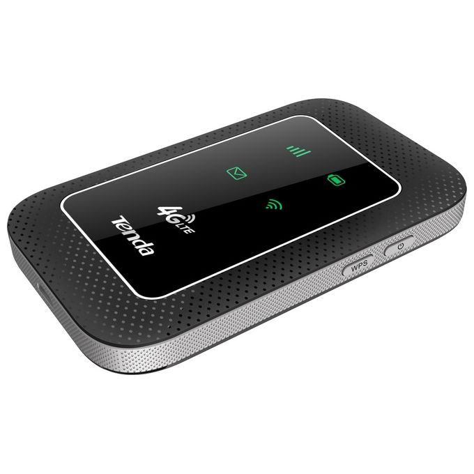 Tenda 4G180 Router Portatile 4G LTE Hotspot Mobile Wi-Fi 150 Mbps Batteria 2100 mAh Slot Micro SIM colore Nero