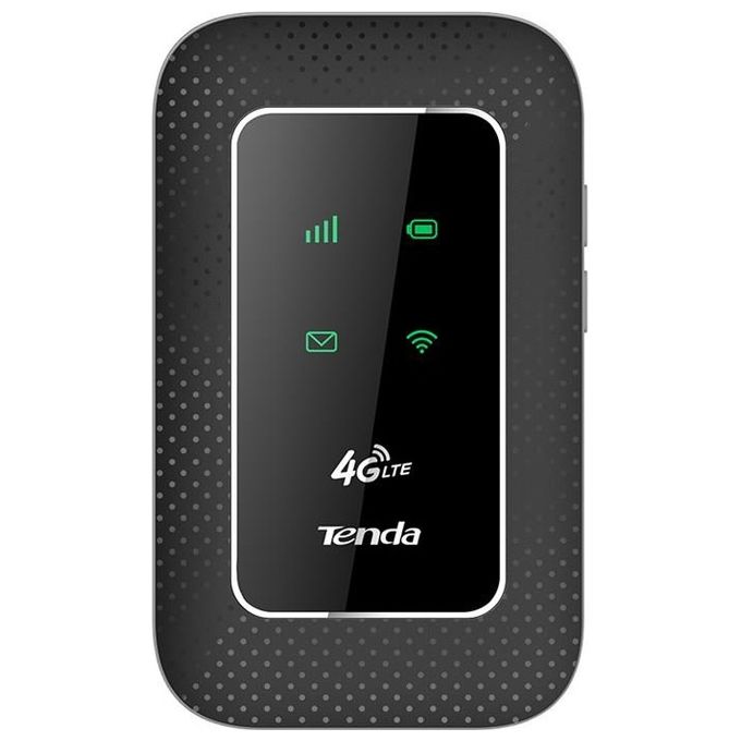 Tenda 4G180 Router Portatile 4G LTE Hotspot Mobile Wi-Fi 150 Mbps Batteria 2100 mAh Slot Micro SIM colore Nero