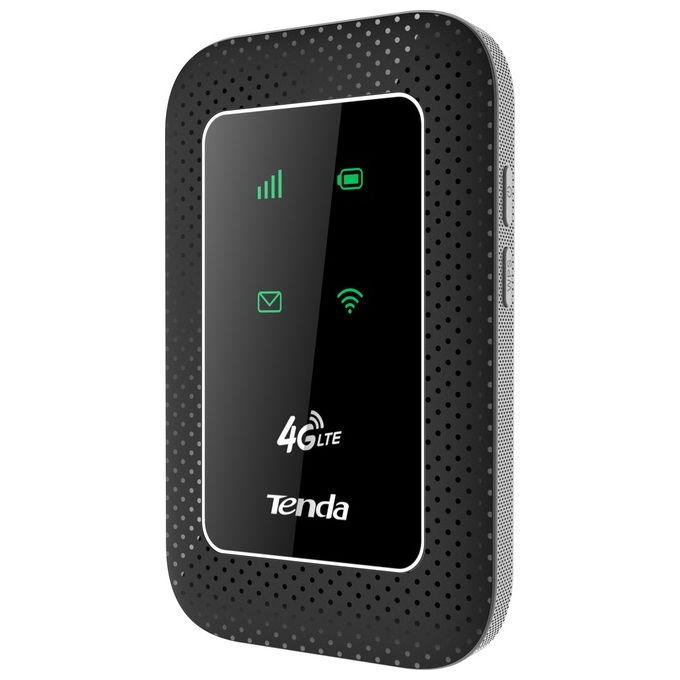 Tenda 4G180 Router Portatile 4G LTE Hotspot Mobile Wi-Fi 150 Mbps Batteria 2100 mAh Slot Micro SIM colore Nero
