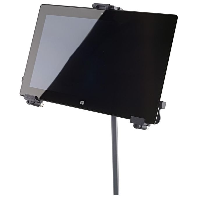 König and Meyer 19790-316-55 Supporto Attivo per Tablet Universale Regolabile Orientamento Orizzontale Verticale colore Nero