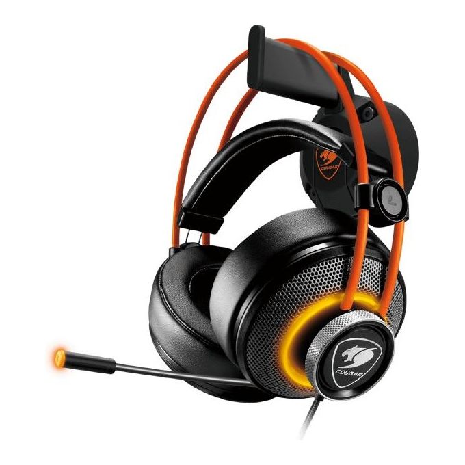 Cougar Cuffie Gaming Bunker-S Supporto Professionale per Giocatori con Design Ergonomico e Stabile