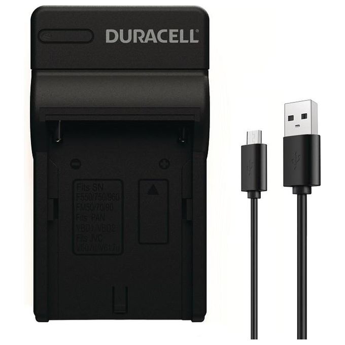 Duracell Caricabatterie con Cavo Usb per DR9695-NP-FM500H