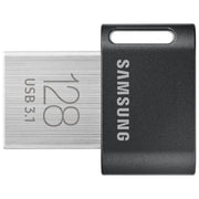 Samsung MUF-128AB-APC Flash Drive FIT Plus 128 GB USB tipo A 3.2 Gen 1 Velocita' lettura 400 MB-s colore Grigio Argento