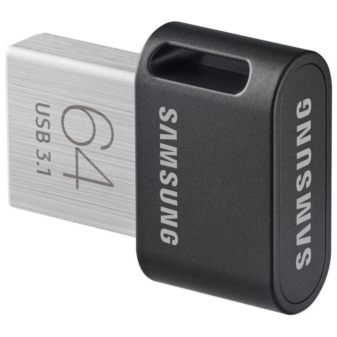 Samsung Fit Plus Chiavetta Usb 64Gb Usb Tipo A 3.2 Gen 1 Grigio-Argento