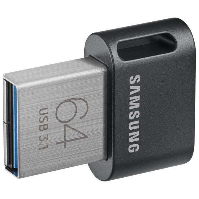 Samsung Fit Plus Chiavetta Usb 64Gb Usb Tipo A 3.2 Gen 1 Grigio-Argento