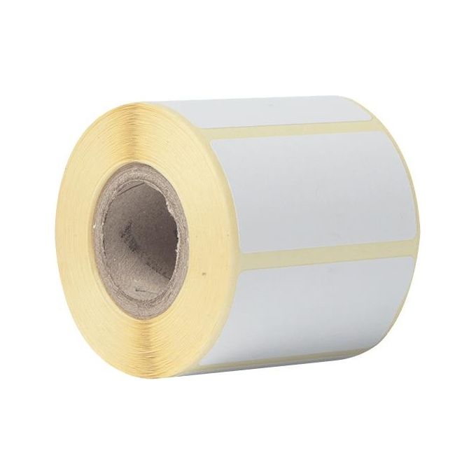 Brother BDE1J026051060 Rotolo Etichette Termiche Autoadesive 51x26mm 12 Rotoli 6000 Etichette Serie RJ TD colore Bianco