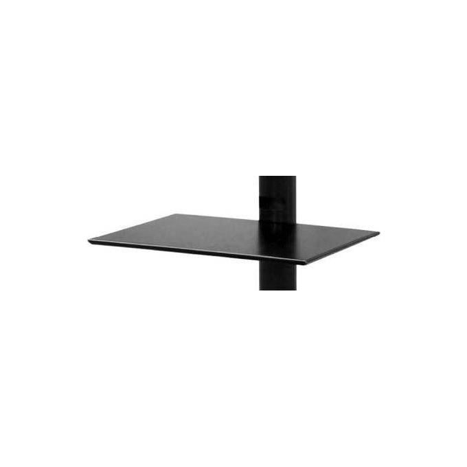 ITB OM07077 Mensola per Monitor Regolabile Portata Massima 3 Kg compatibile con Big Trolley OM07075 e Fix Trolley OM07147 colore Nero