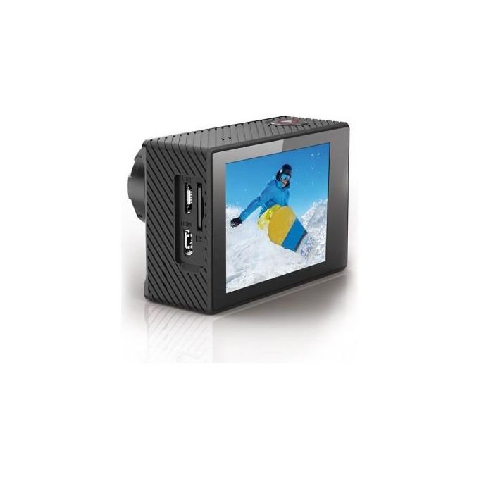 Easypix 3R30040 GoXtreme Black Hawk Action Cam 4K Ultra HD 60fps Sensore 12MP Grandangolo 170° Impermeabile 60m colore Nero