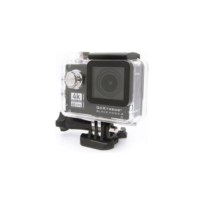 Easypix 3R30040 GoXtreme Black Hawk Action Cam 4K Ultra HD 60fps Sensore 12MP Grandangolo 170° Impermeabile 60m colore Nero