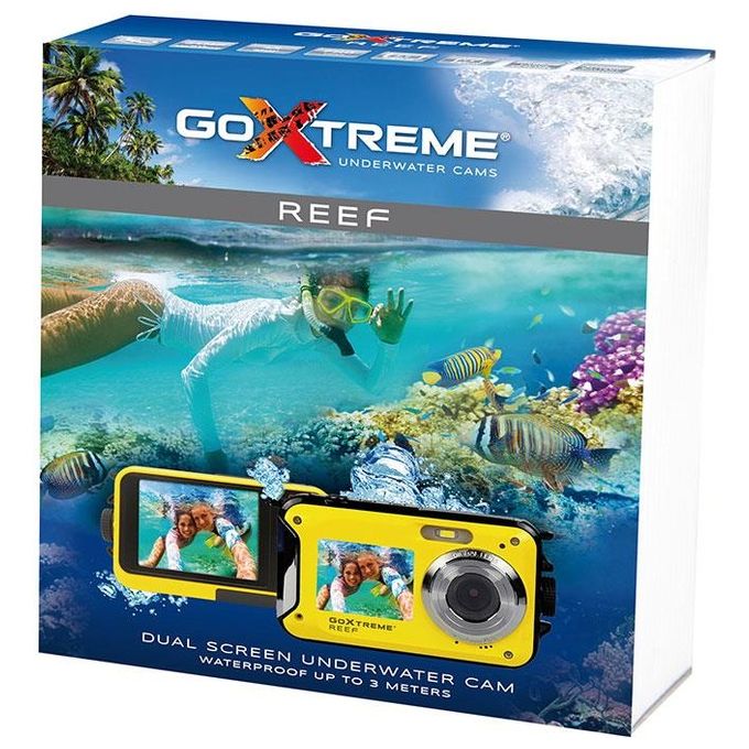 Easypix 20150 GoXtreme Reef Fotocamera per Sport d'Azione 24 MP Full HD 1920x1080 30 fps colore Giallo