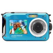 Easypix 20154 GoXtreme Reef Fotocamera per Sport d'Azione 24 MP Full HD Impermeabile fino a 3m Schermo 2.7'' Batteria Ricaricabile colore Blu