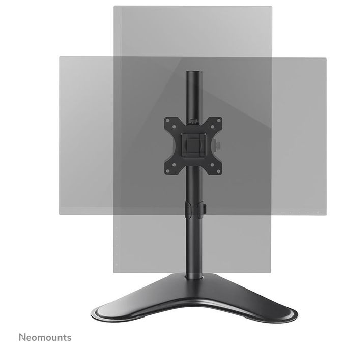 Neomounts FPMA-D550SBLACK Supporto da Scrivania per Monitor 13-32 Pollici VESA 75x75 100x100 mm Regolabile Altezza Inclinazione Rotazione Acciaio 8 Kg colore Nero