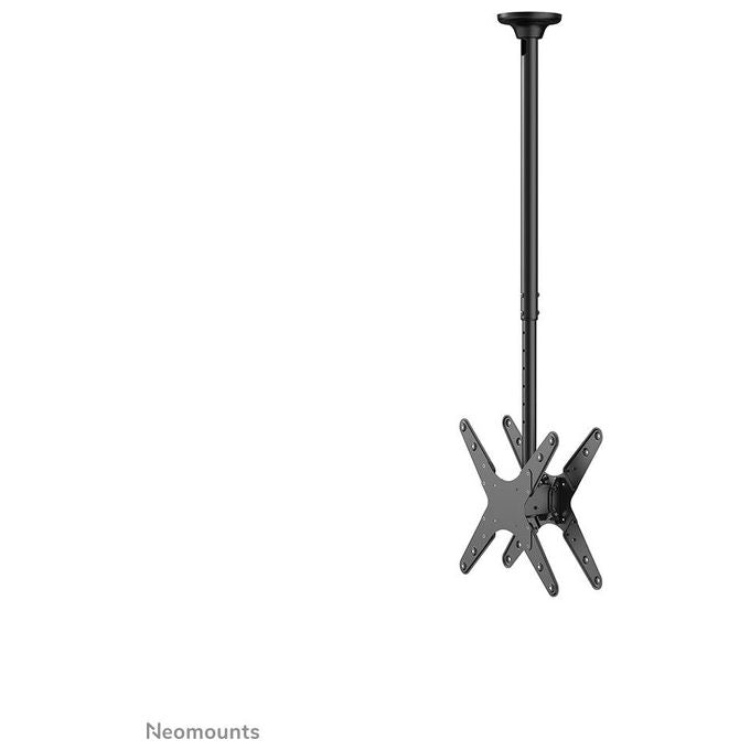 Neomounts FPMA-C340DBLACK Supporto a Soffitto per 2 Monitor TV 32'' 75'' VESA 400x400 50 Kg colore Nero