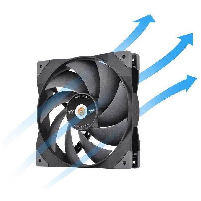 Thermaltake CL-F157-PL14BL-A SWAFAN GT14 Ventilatore per Case PC 140 mm 25 mm 4-pin 500-2000 rpm 36,1 dB(A) colore Nero
