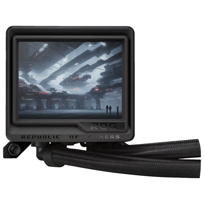 ASUS 90RC0131-M0EAY0 ROG Ryujin III Raffreddatore Liquido All-in-One 360 mm 3 ventole 12 cm Display LCD ARGB colore Nero