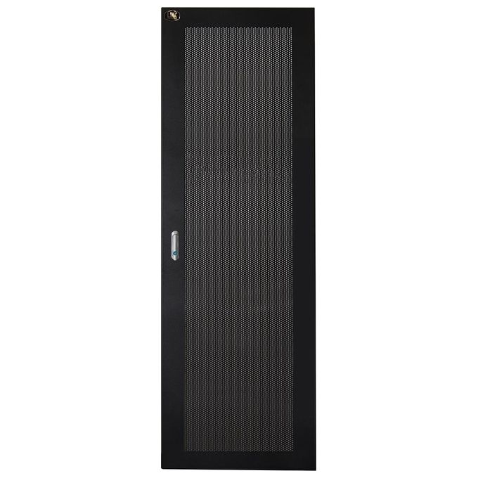 LINK LKDOOR32IN Porta in metallo traforata per armadio rack 32U larghezza 600 mm con serratura colore Nero