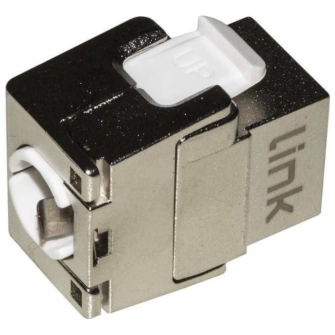 Link Presa Rete Keystone Jack Rj45 Categoria 5e Schermata Tooless Contatti Dorati 50 Micron