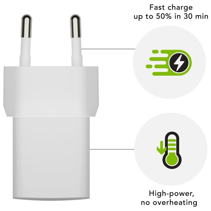 DBrramante1928 Re-Charge Universale Bianco AC Interno USB-C 20W