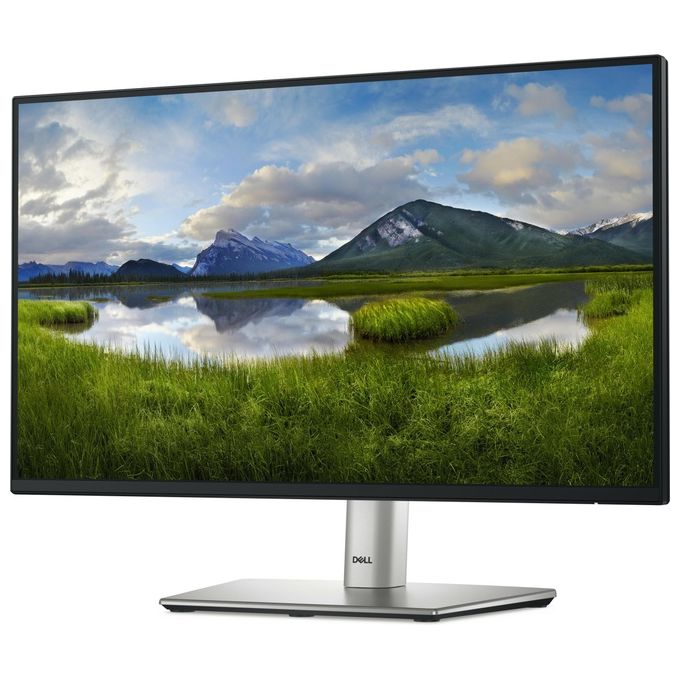 DELL DELL-P2225H P Series Monitor PC 21.5'' 1920 x 1080 Pixel Full HD LCD IPS Antiriflesso Hub USB 3.2 Gen 1 DisplayPort HDMI VESA Regolabile Altezza colore Nero Argento