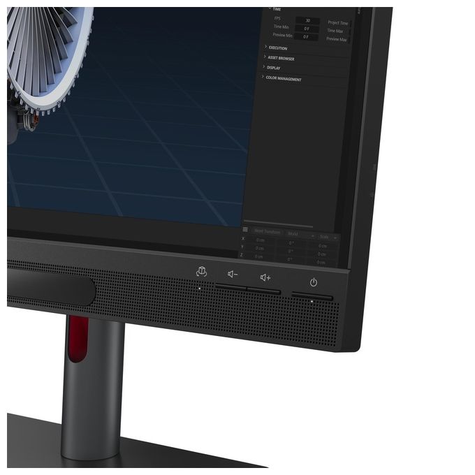 Lenovo 63F1UAT3IT ThinkVision 27 3D Monitor PC 27'' 4K Ultra HD IPS LED HDR10 USB-C 100W colore Nero