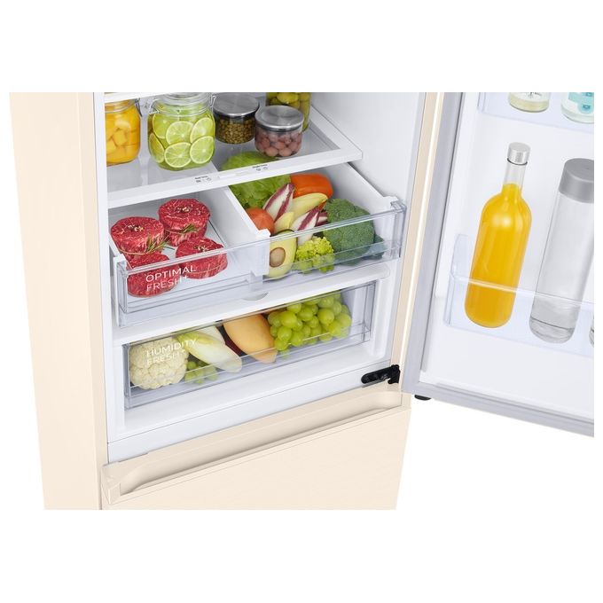 Samsung RB38C603DEL EcoFlex AI Frigorifero Combinato 390 L 203 cm Classe D 35 dB Total No Frost Wi-Fi SpaceMax colore Sabbia
