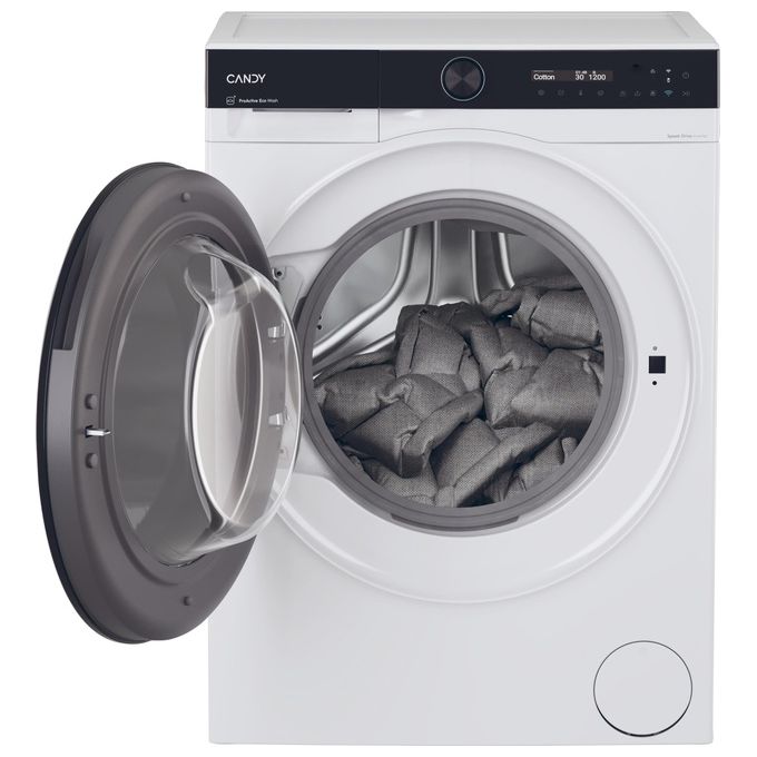 Candy BWS4128B8S ProWash 700 Lavasciuga Frontale 12-8 Kg 1400 rpm Classe D Inverter Vapore Wi-Fi (85x60x68 cm) colore Bianco