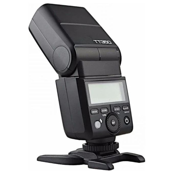 Godox TT350S Flash Speedlite per Fotocamere Sony TTL HSS Wireless 2.4GHz Numero Guida 36 Zoom 24 105mm colore Nero