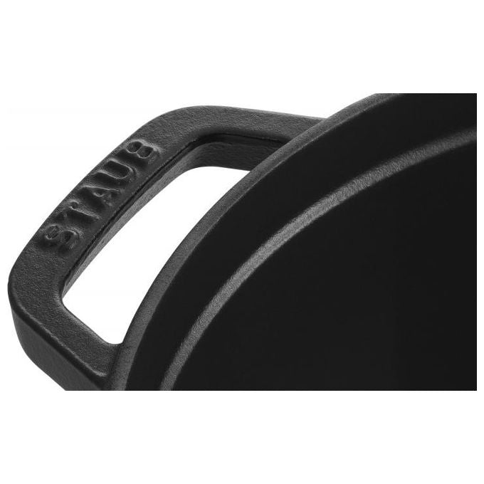 Staub La Cocotte 20cm rund, nero, ghisa