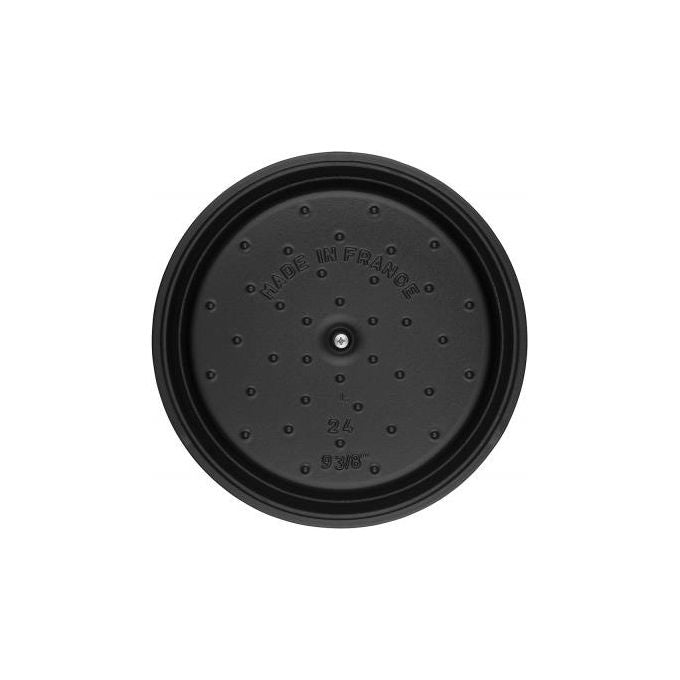 Staub La Cocotte 20cm rund, nero, ghisa
