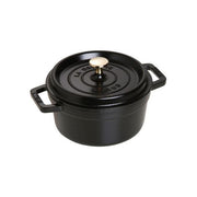 Staub La Cocotte 20cm rund, nero, ghisa