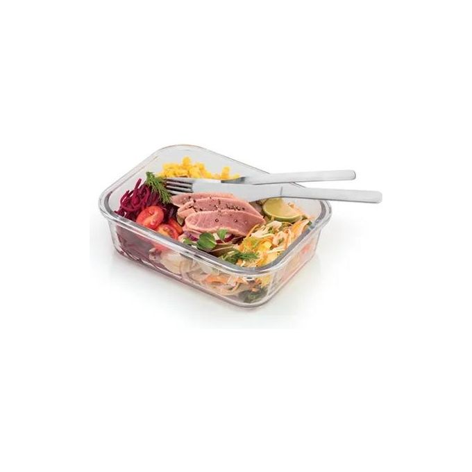 Tescoma 906270 Move Set Posate da Viaggio 3 Pezzi Acciaio Inossidabile 18-10 con Custodia colore Grigio