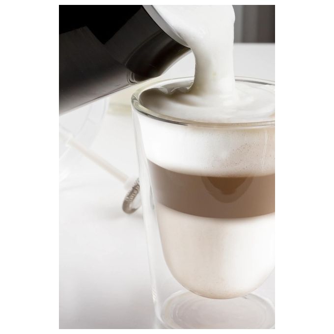 Philips CA6500-63 Milk Twister Montalatte Elettrico Schiuma Calda e Fredda 120 ml Rivestimento Antiaderente colore Nero