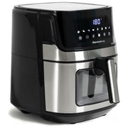Melchioni 118340033 Friggitrice ad aria 6,5 L 1600 W Wifi Alexa Google colore Nero