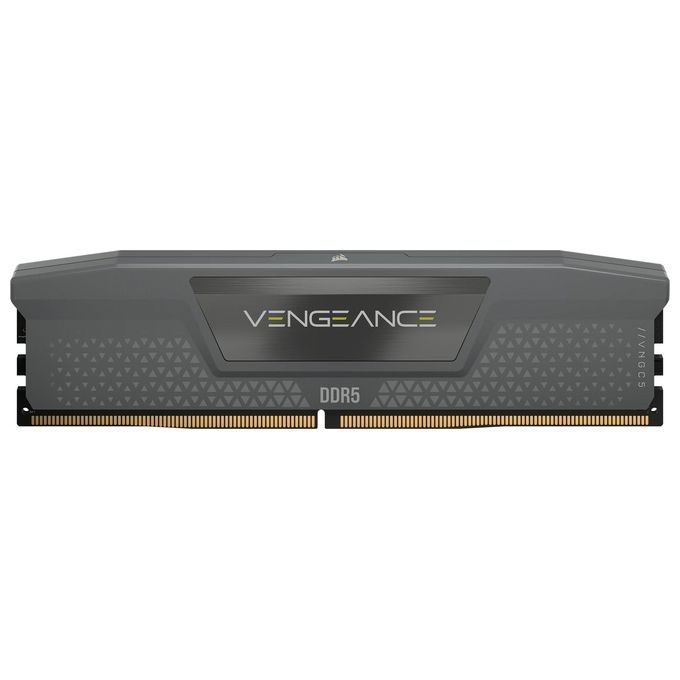 Corsair CMK16GX5M2B5200Z40 Vengeance Memoria RAM Kit DDR5 16GB 2x8GB 5200MHz CL40 Intel XMP AMD EXPO colore Grigio