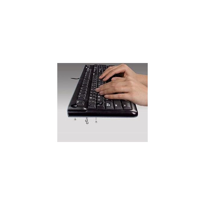 Logitech K120 Corded Keyboard Tastiera Usb Qwerty Inglese Nero