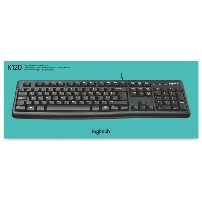 Logitech Keyboard K120 For Business Tastiera Usb AZERTY Francese Nero