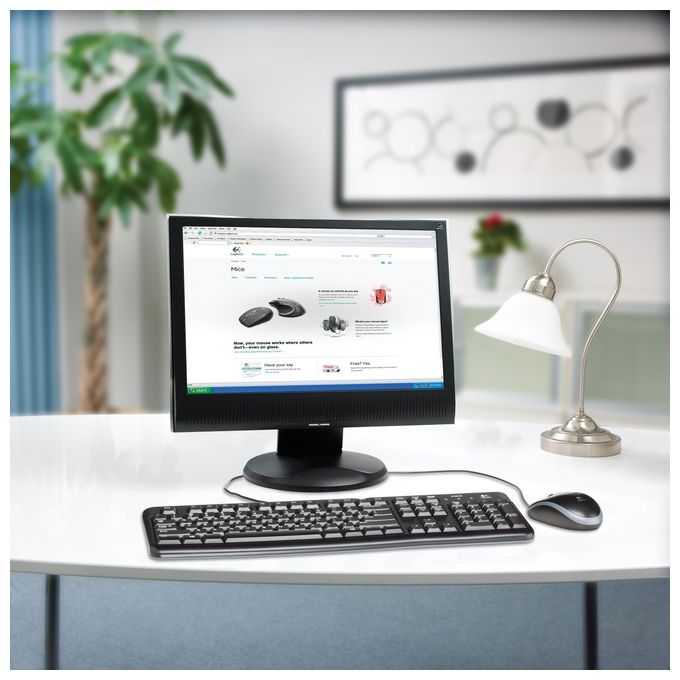 Logitech Keyboard K120 For Business Tastiera Usb AZERTY Francese Nero