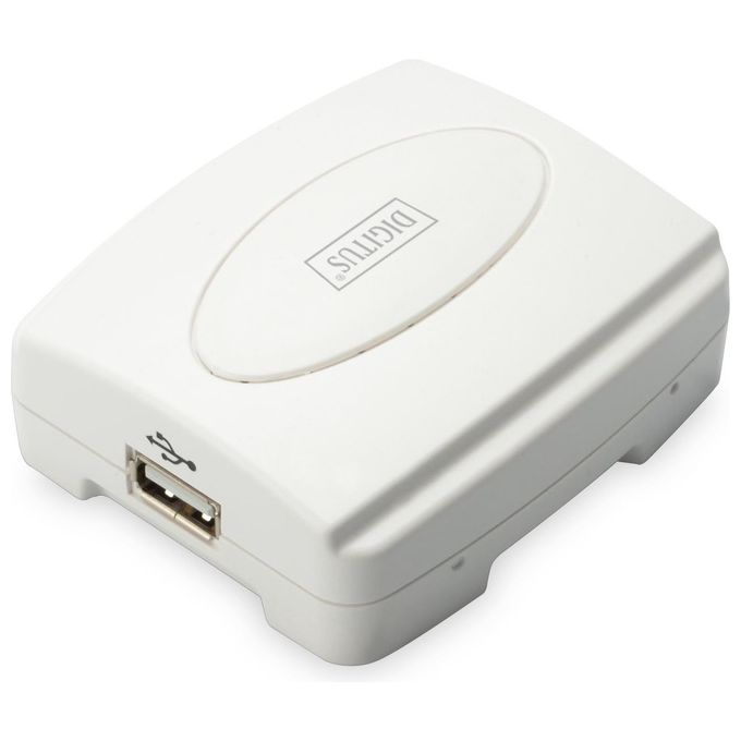 Digitus DN-13003-2 Server di Stampa Lan Ethernet Bianco